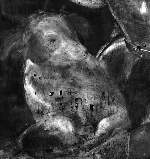 Alamy In the 1950s, radiographic analysis revealed a small floppy-eared lapdog – a symbol of marital fidelity (Credit: Alamy)
