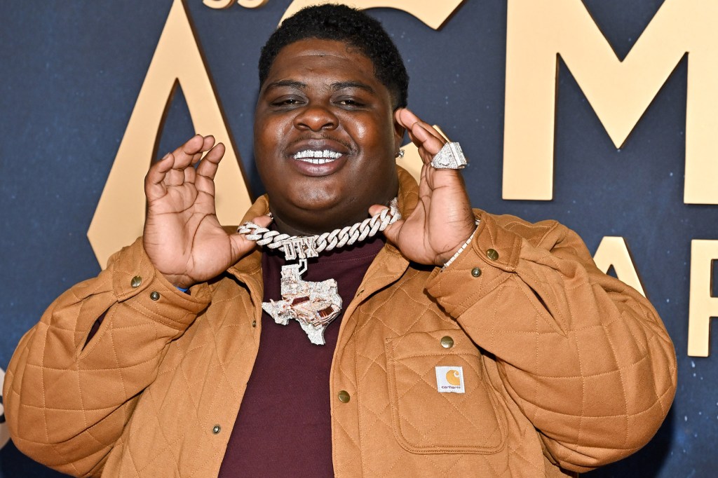 BigXThaPlug at The 59th Annual CMA Awards held at the Bridgestone Arena on November 19, 2025 in Nashville, Tennessee.